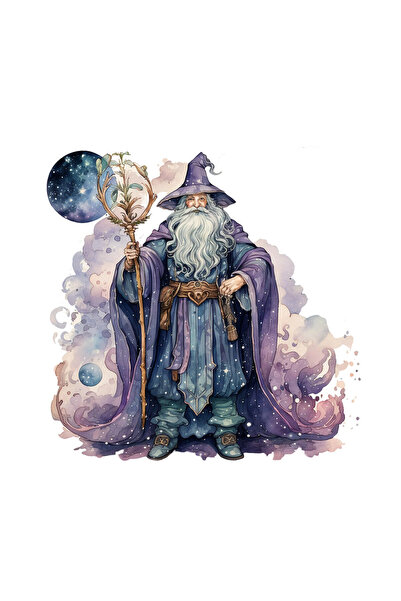 INOVATIX Σετ 8 τεμαχίων, Αυτοκόλλητο Ο Μάγος Araffe, INOVATIX®. 6 εκ.