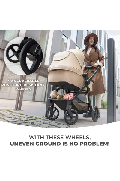 Kinderkraft CARUCIOR KINDERKRAFT NEWLY, 3 IN 1, BEJ