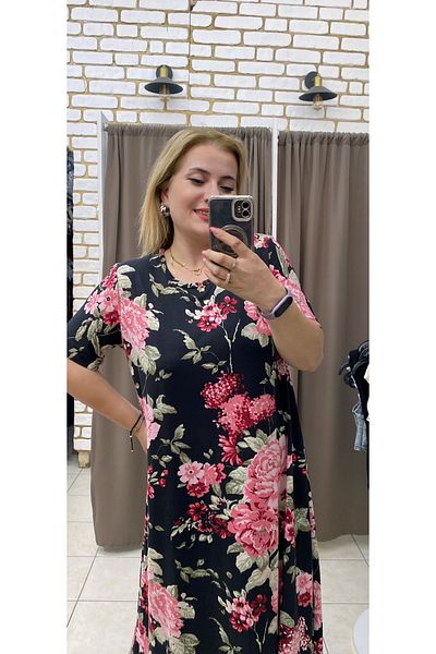 TUBA TOPTAŞ Plus Size Viscose Dress