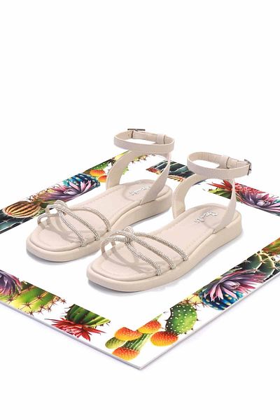 Bambi Beige Damensandalen - K 05875101109