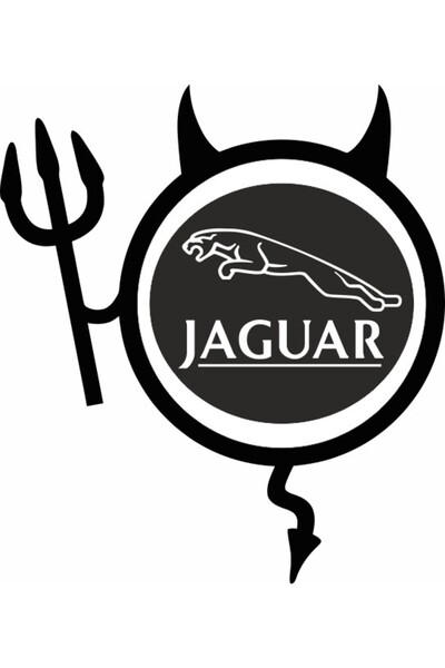 Image Αυτοκόλλητο αυτοκινήτου, IMAGE, JAGUAR Devil, μαύρο, 19 x 21 εκ.