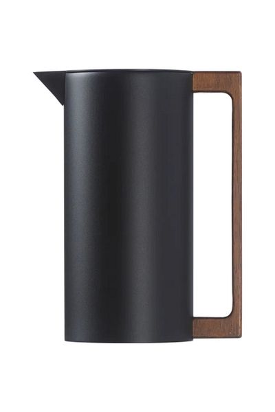 Parfait High Quality Contemporary Design Vacuum Flask Black and Brown 1 Liter