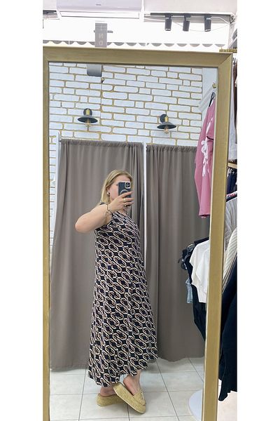 TUBA TOPTAŞ Plus Size Strappy Dress