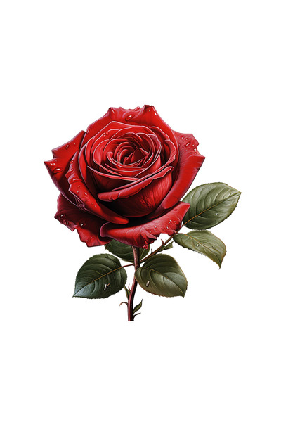 INOVATIX Σετ 8 τεμαχίων, Αυτοκόλλητο Αγάπης Κόκκινο Τριαντάφυλλο, INOVATIX®. ...