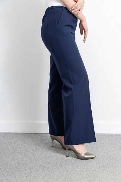 TUĞBA ERGÜL Women's Wide Leg Pleat Detailed Palazzo Fabric Trousers 3092