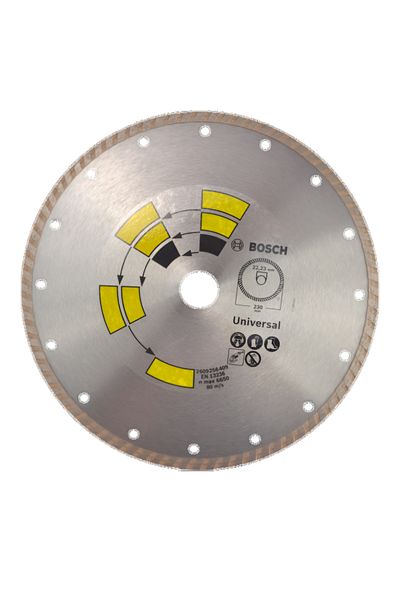 Bosch Turbo Top Diamond Cutting Disc Wheel Silver 230mm