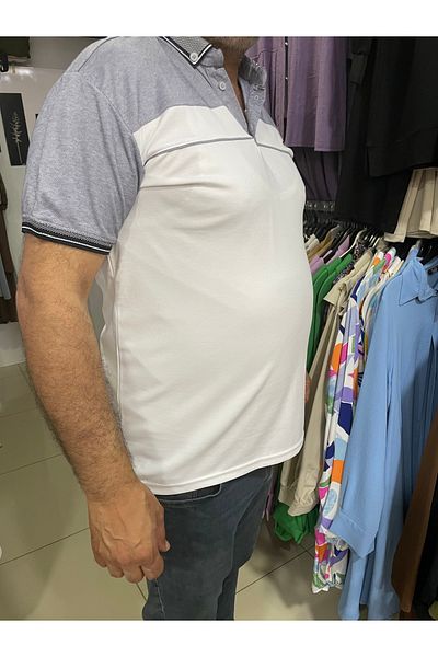 Yaren Moda Men's Collared T-Shirt (Mannequin Size XXL)