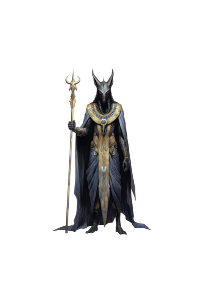 INOVATIX Σετ 8 τεμαχίων, Αυτοκόλλητο Θεός των Τάφων Άνουβις, INOVATIX®. 6 εκ.