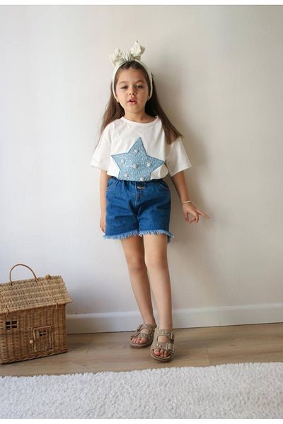 FLOWER BABY Girl's shorts suit