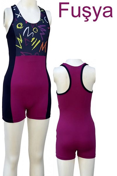 bigiyin Girls' Swimmer Swimsuit One Piece Cross Back Swimsuit Pool and Sea Girls' Swimsuit