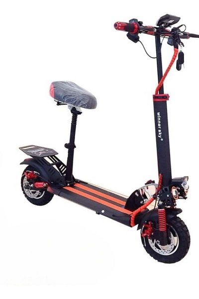 huitich Winner Sky Electric Scooter E10 with Speed Metre Screen, 1000W Motor, Full Foldability, 48V 13Ah Bat