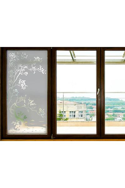 media Decorative window film bonsai, 1 m x 2.1 m