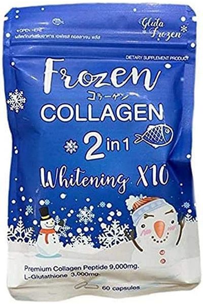 Frozen Gluta Frozen Collagen 2 In 1 Whitening X10 Naturally Radiant Brightening