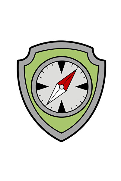 INOVATIX Set de 8 bucăți, autocolant insignă Tracker Patrula Cățelușilor, INO...