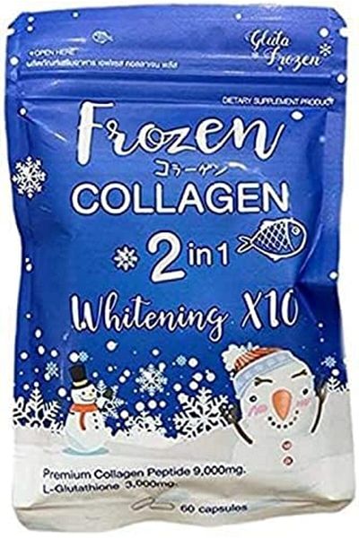Frozen Gluta Frozen Collagen 2 In 1 Whitening X10 Naturally Radiant Brightening