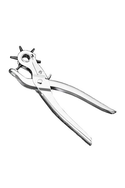 OEM Clește pentru perforat curele, pentru cusut și nituit curele din piele, 315 mm, clește pentru preducea, argintiu