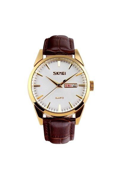 Skmei Ceas elegant bărbătesc Skmei Controlled, maro