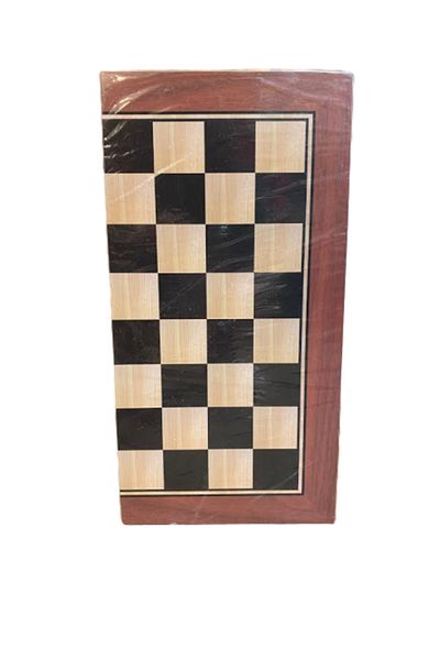 Vision Chess, backgammon and checkers game 29 x 29 cm made of wood, with all pieces included