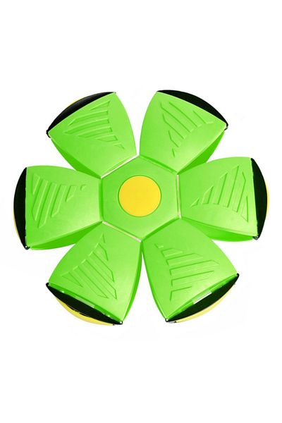 Teno Teno® Flying Ball Transformable into Frisbee Disc, 2 play modes, 23 cm, green