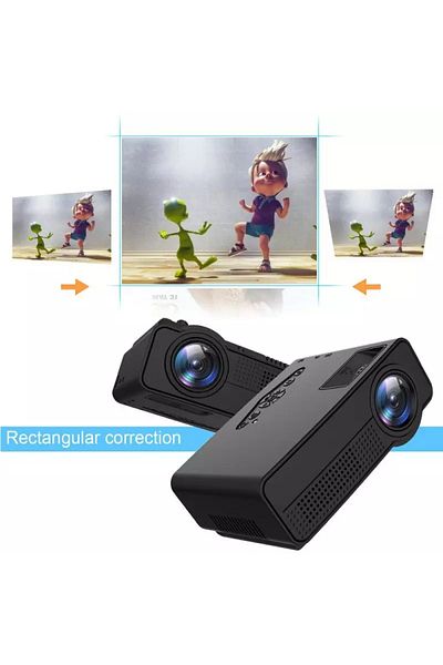 OEM Videoproiector portabil mini Andowl, USB / SD / AV / HDMI, telecomandă, 1080
