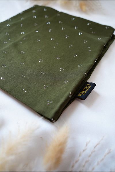 waliqsa Stone Hijab | Olive Green