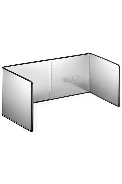Teno Placa de Protectie Aragaz Anti-Stropi Teno®, panou cu 4 elemente, 133x30cm, argintiu