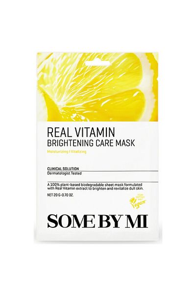 Some By Mi Real Vitamin Brightening Care Mask 20 g - brightening face mask