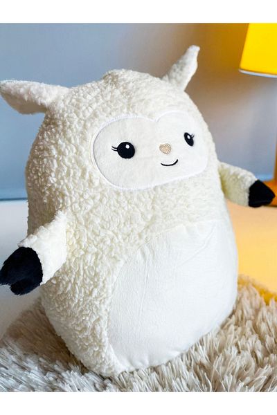 PoppyPlays Sheep Plush Pillow Large Size - Soft Soft Decoration Pillow L Seat Decoration Pillow