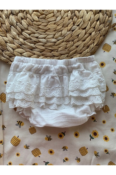 Honeybeeatelier Muslin Dress under Baby Pants