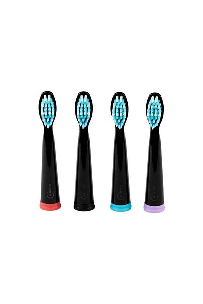 Alinty Set of 4 Refills for Sonica At22 Toothbrush, Black Edition