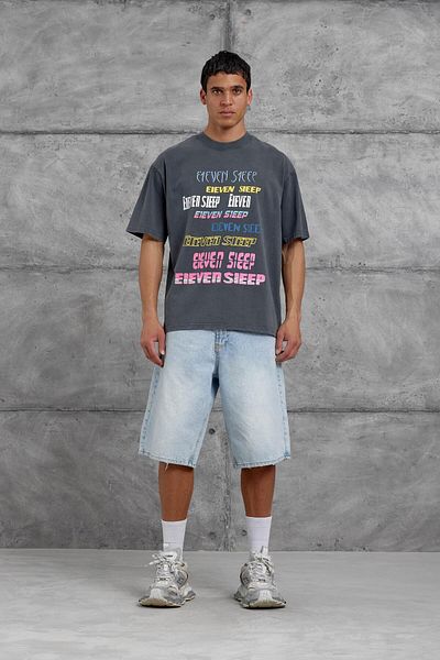 NOMARC Smoked Eleven Sleep Printed Oversize Tshirt