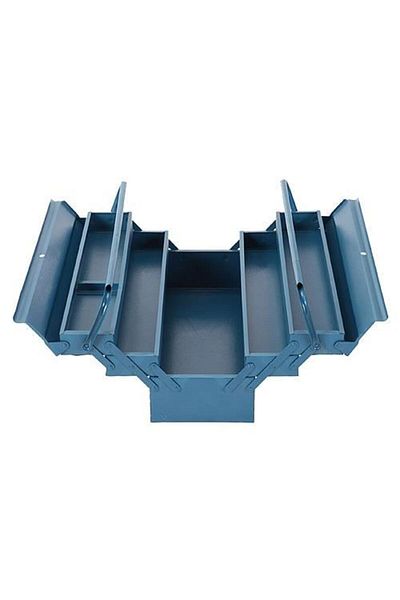 Strend Pro Metal Tool Box, 5 Compartments, 43x20x21 Cm,