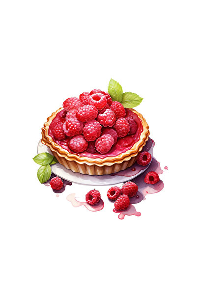 INOVATIX Σετ 8 τεμαχίων, Αυτοκόλλητο Τάρτας Βατόμουρο, INOVATIX®. 6 εκ.