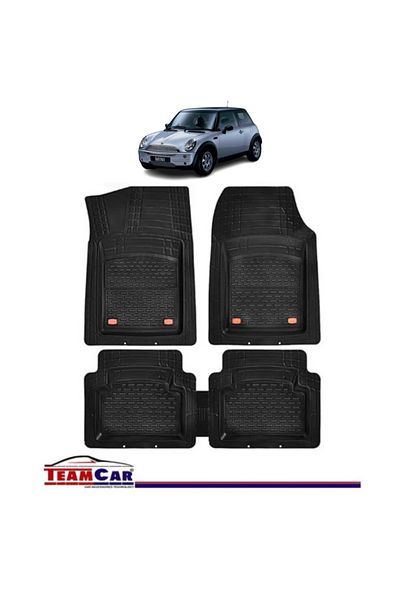 TEAMCAR ® Tray Type Car Mats Compatible With Mini Hatch R50/r53 (2001–2006) - Hatchback