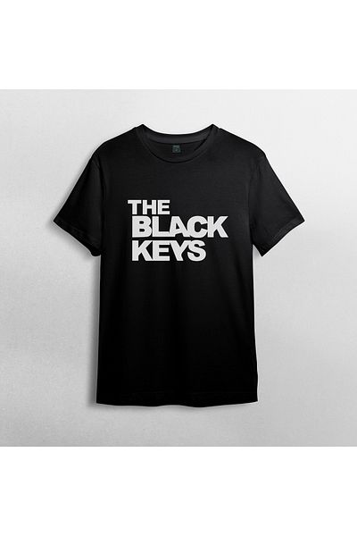 Pixxa The Black Keys Unisex 100% Cotton Crew Neck T-Shirt Model 4