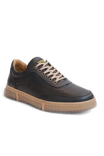 Konfores 2179-Luısfıgo Genuine Leather Top Quality Anatomical Sole Men's Casual Sneakers Shoes