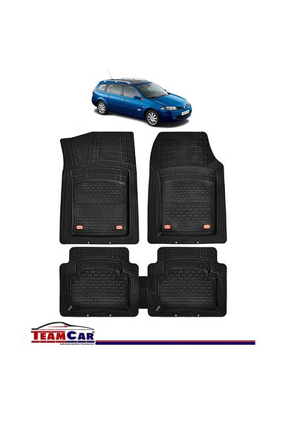 TEAMCAR Covorașe auto tip tavă compatibile cu Renault Megane II (2006–2009) - Grandtour