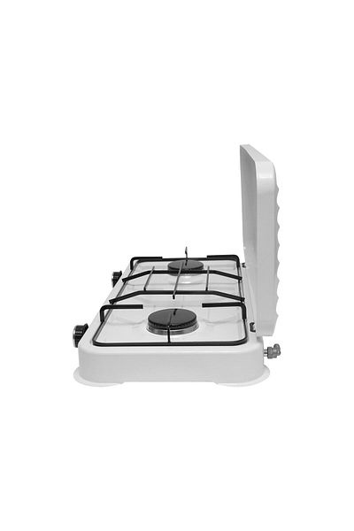 StarLux Aragaz Camping, Portabil, 2 Arzatoare, 2.5 Kw, Cu Capac,