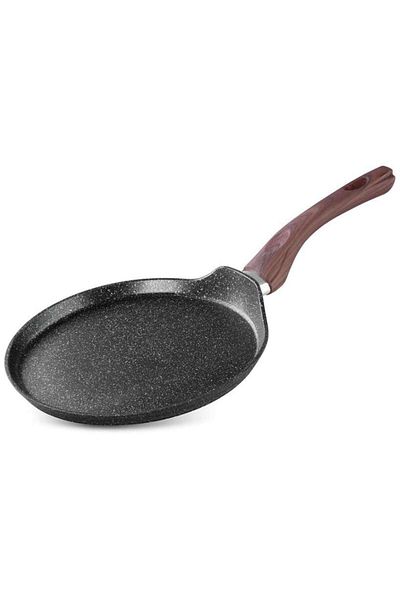Magic Home Pancake pan, PanCake 25 cm, aluminum, induction, non-stick, Black Marble LineMagic, Home