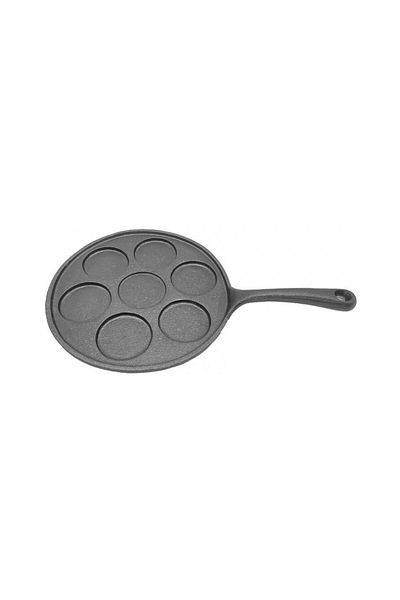 Magic Home Cast iron frying pan, round, for pancakes and eggs, 23.5 cm, Magic Home