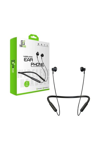 TENPLUS Bluetooth Neckband Headphones T 3445 Brand +10 TENPLUS