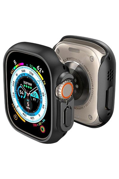 Spigen Carcasa Thin Fit Apple Watch Ultra 49mm Negru