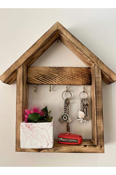 Genel Markalar Ev Şeklinde Mini Anahtarlık Raf ev anahtarlık 30 cm