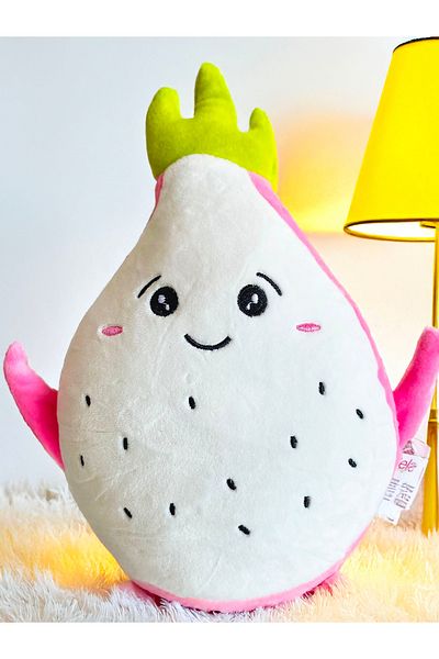 PoppyPlays Two-Faced Fruit-Shark Plush Toy Pink - Two-Faced Plush