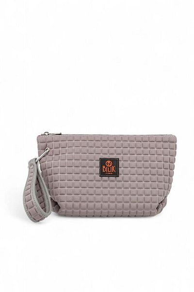 Bilik Deri Scuba Gray Women's Portfolio & Clutch Bag Yeliz