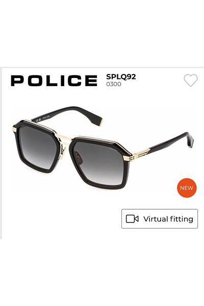 Police Police Splq92M 0300 Sunglasses New World Optical