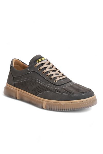 Konfores 2179-Luısfıgo Genuine Leather Top Quality Anatomical Sole Men's Casual Sneakers Shoes