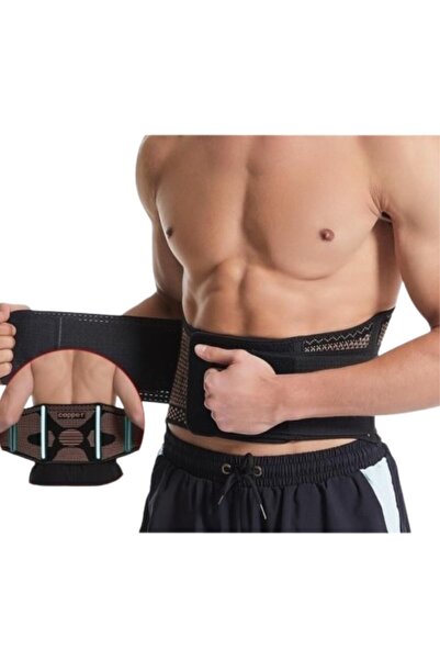 Sprise Centura Compresie Lombara Dubla cu Fir de Cupru, Respirabila, Elastica