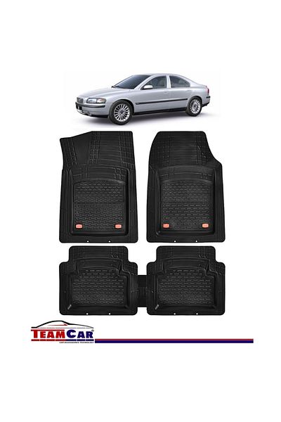 TEAMCAR ® Tray Type Car Mats Compatible With Volvo S60 Mk1 (2000–2009) - Sedan