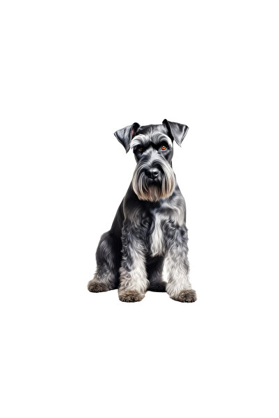 INOVATIX Σετ 8 τεμαχίων, αυτοκόλλητο καθίσματος Standard Schnauzer, INOVATIX®...